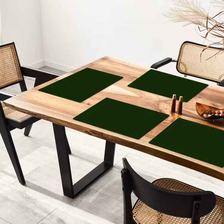 Forest - Green - Groen Placemat vinyl groot 368 -zzsfeer4_Kitchenyeah-website
