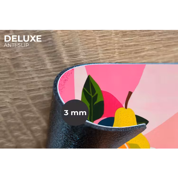 Fruit - Abstracte achtergrond - Roze Placemat vinyl groot -closeup