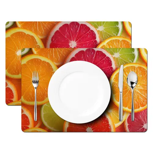 Fruit - Kleurrijk - Close up Placemat vinyl groot -zzsfeer2_Kitchenyeah-website