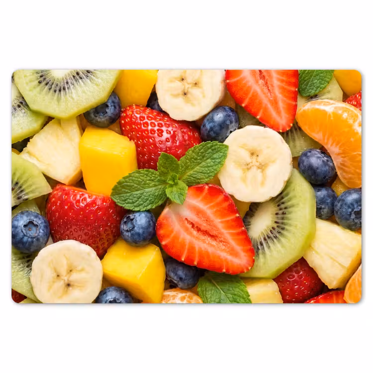 Fruit - Plakjes - Eten - Kleurrijk Placemat vinyl groot -zzsfeer1_Kitchenyeah-website