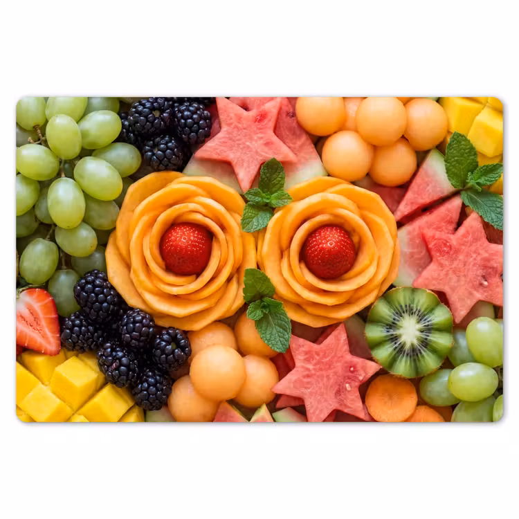 Fruit - Variatie - Kleurrijk - Vers - Eten Placemat vinyl groot -zzsfeer1_Kitchenyeah-website