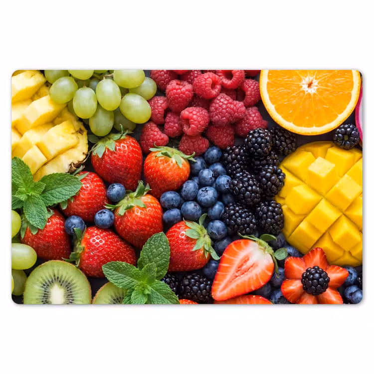 Fruit - Vers - Kleurrijk - Eten Placemat vinyl groot -zzsfeer1_Kitchenyeah-website