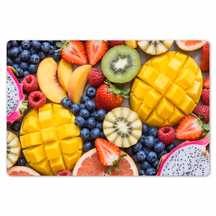 Fruit - Versneden - Kleurrijk - Eten - Gezond Placemat vinyl groot -zzsfeer1_Kitchenyeah-website