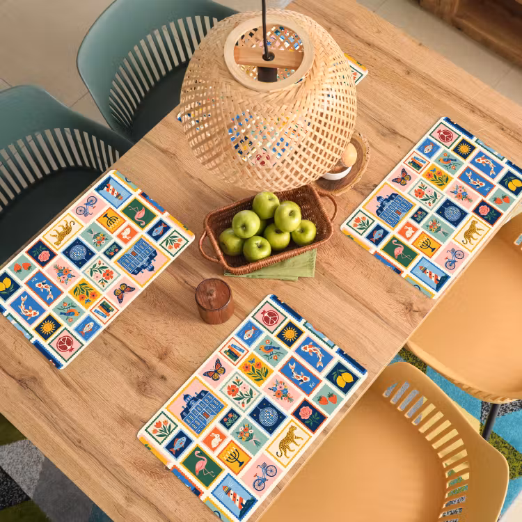 Gebouw - Koepel - Architectuur - Klassiek - Grijs Placemat vinyl groot -zzsfeer5_Kitchenyeah-website