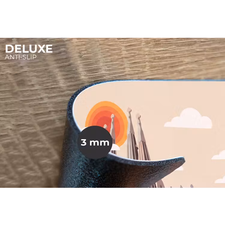 Gebouw - Torens - Architectuur - Abstract - Zonsondergang Placemat vinyl groot -closeup