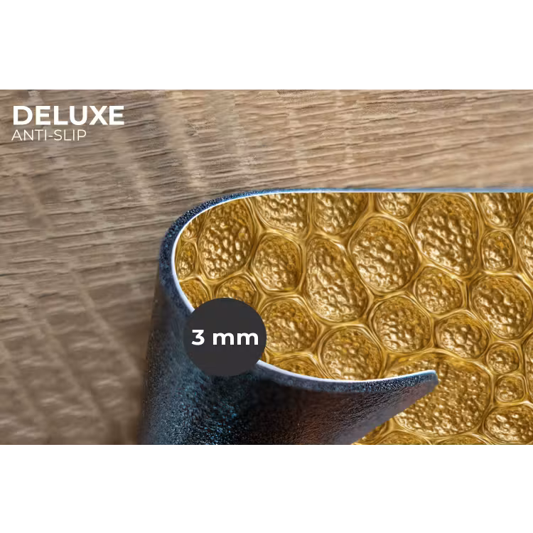 Gehamerd - Mozaïek - Antiek - Goud Placemat vinyl groot 368 -closeup