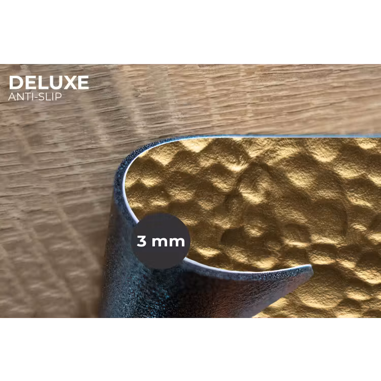 Gehamerd - Reliëf - Textuur - Bronsgoud Placemat vinyl groot 368 -closeup
