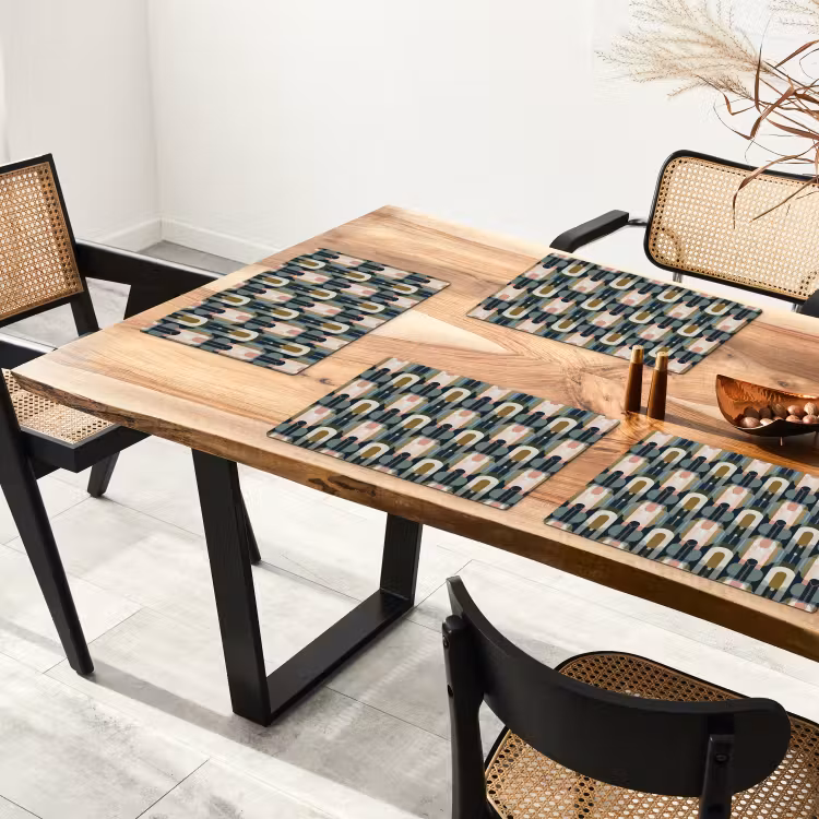 Geografisch - Modern - Kleurrijk Placemat vinyl groot 368 -zzsfeer4_Kitchenyeah-website