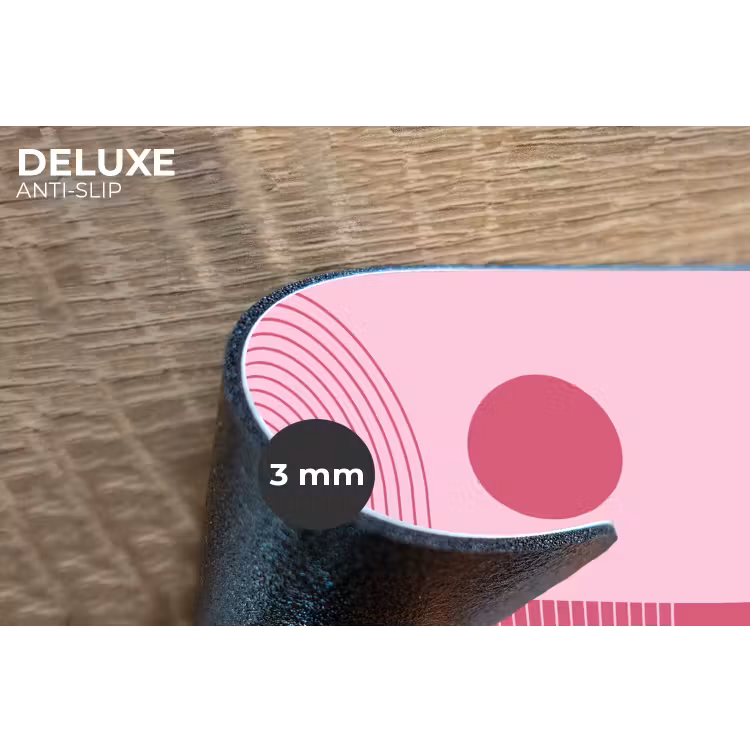Geometrie - Patroon - Abstract - Roze - Modern Placemat vinyl groot -closeup