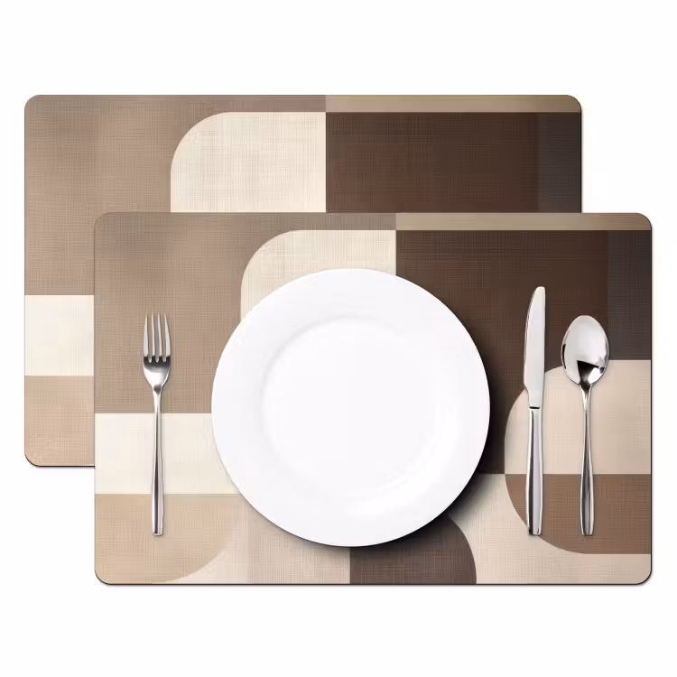 Geometrisch - Geweven structuur - Modern Placemat vinyl groot -zzsfeer2_Kitchenyeah-website