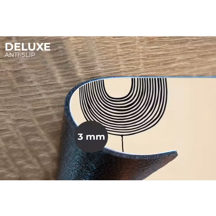 Geometrische bogen - Minimalistisch - Symmetrisch Placemat vinyl groot -closeup