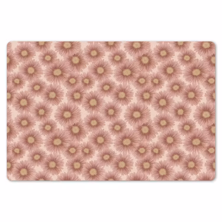 Gerbera - Bloemen - Roze Placemat vinyl groot 368 -zzsfeer1_Kitchenyeah-website