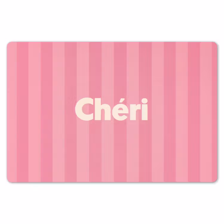 Gestreept - Roze - Chéri Placemat vinyl groot -zzsfeer1_Kitchenyeah-website