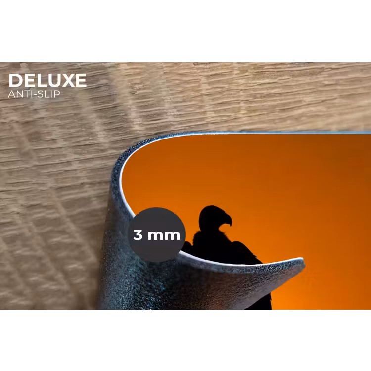 Gier - Tak - Zon - Oranje Placemat vinyl groot -closeup
