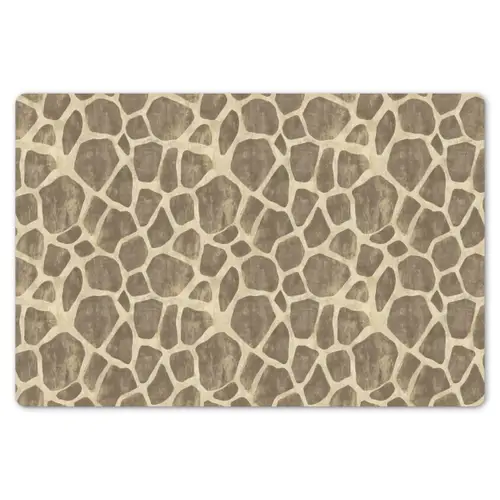 Giraf - Patroon - Beige - Bruin Placemat vinyl groot 368 -zzsfeer1_Kitchenyeah-website