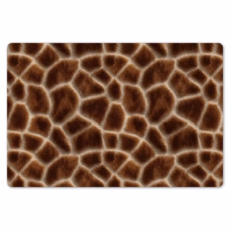 Giraf - Vacht - Bruin Placemat vinyl groot 368 -zzsfeer1_Kitchenyeah-website