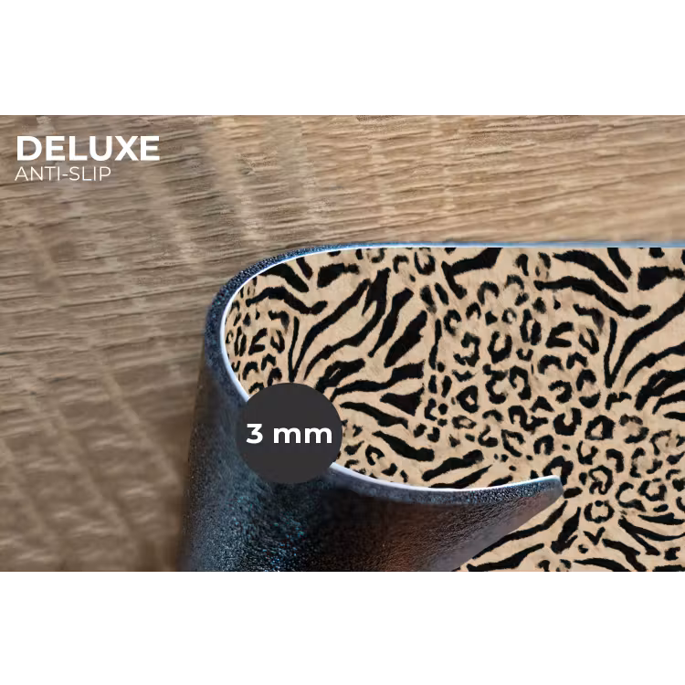 Giraf - Zebra - Motief - Bruin Placemat vinyl groot 368 -closeup