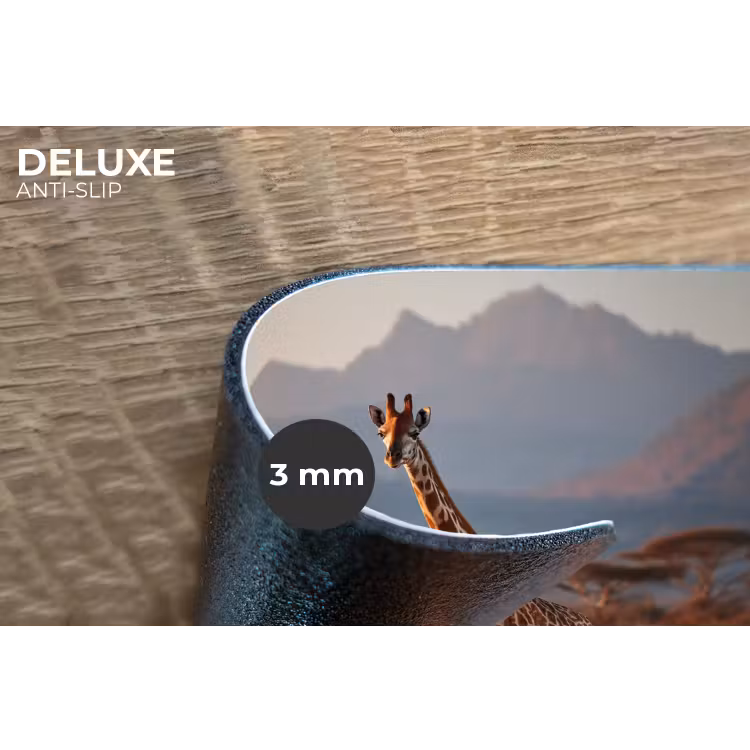 Giraffen - Hoog gras - Acaciabomen Placemat vinyl groot -closeup