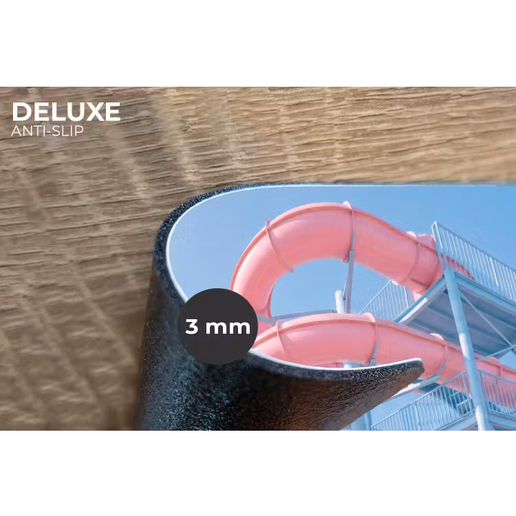 Glijbaan - Waterpark - Spiraal - Modern - Roze Placemat vinyl groot -closeup