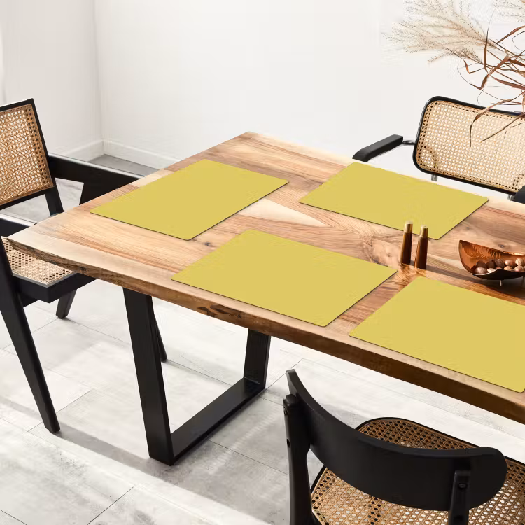 Golden - Ochre - Geel Placemat vinyl groot 368 -zzsfeer4_Kitchenyeah-website