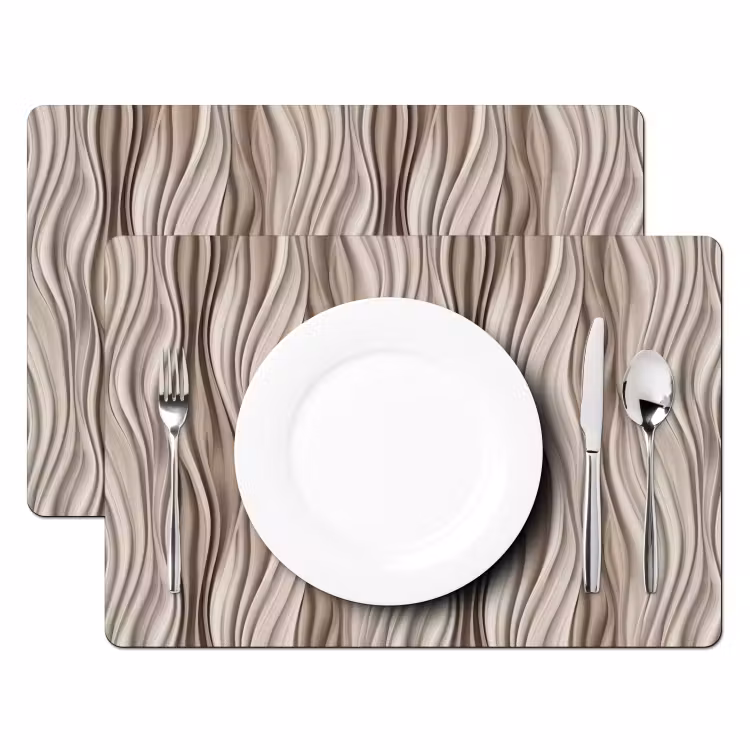 Golven - 3D - Crème Placemat vinyl groot 368 -zzsfeer2_Kitchenyeah-website