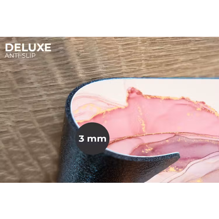 Goud - Marmer - Roze Placemat vinyl groot -closeup