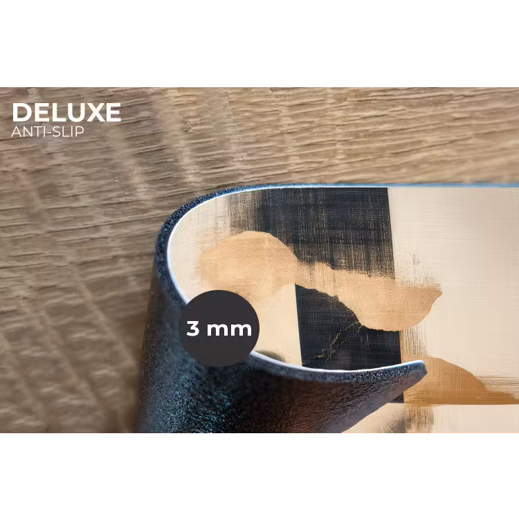 Goud - Vrouw - Rechthoeken Placemat vinyl groot -closeup