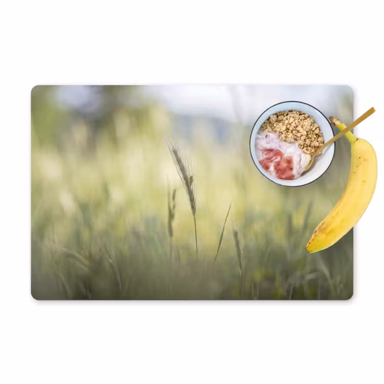 Graan - Aar - Natuur - Groen - Detail Placemat vinyl groot -zzzproduct_Kitchenyeah-website
