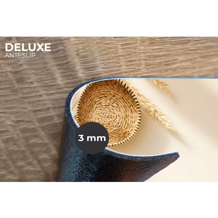 Granen - Hout - Kom - Beige Placemat vinyl groot -closeup