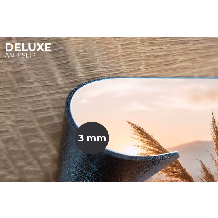Gras - Veld - Zon - Natuur Placemat vinyl groot -closeup