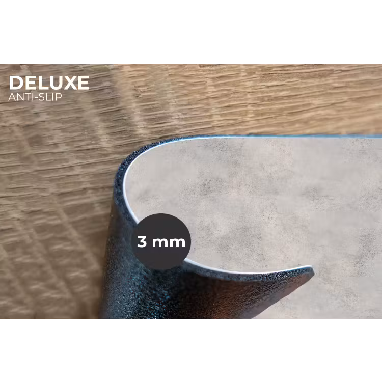Grijs - Beton - Industrieel Placemat vinyl groot 368 -closeup