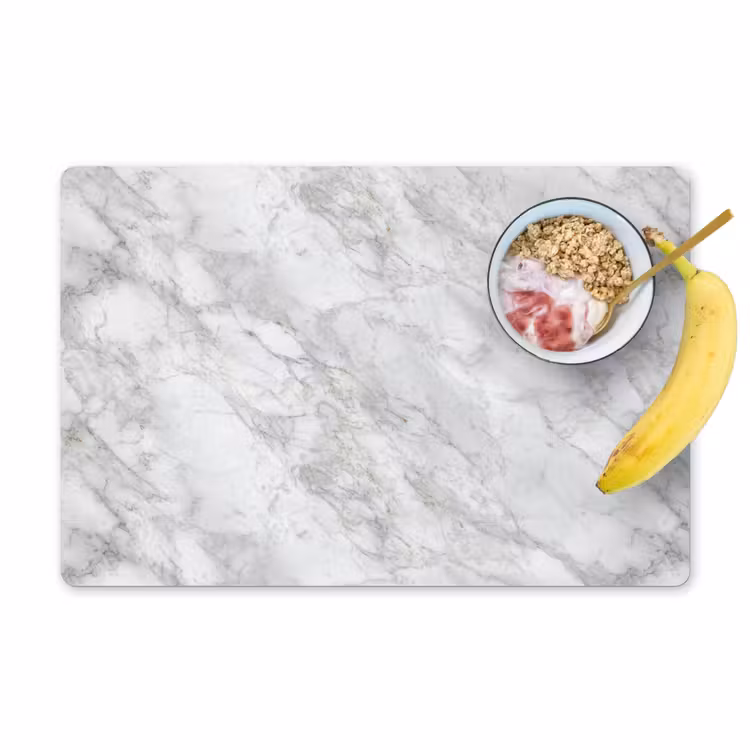 Grijs - Wit - Marmer Placemat vinyl groot 368 -zzzproduct_Kitchenyeah-website