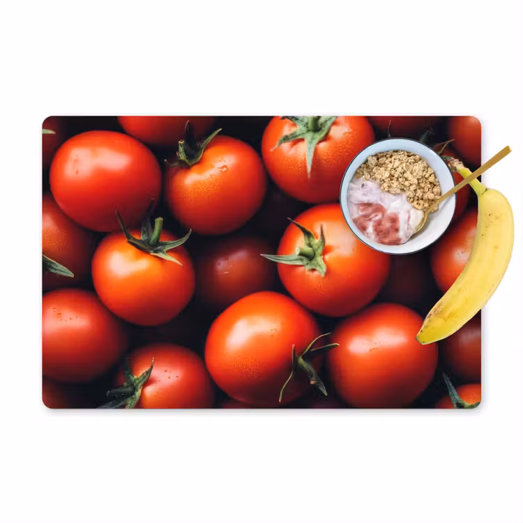 Groente - Rood - Tomaten Placemat vinyl groot -zzzproduct_Kitchenyeah-website