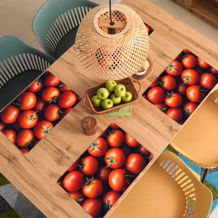 Groente - Rood - Tomaten Placemat vinyl groot -zzsfeer5_Kitchenyeah-website
