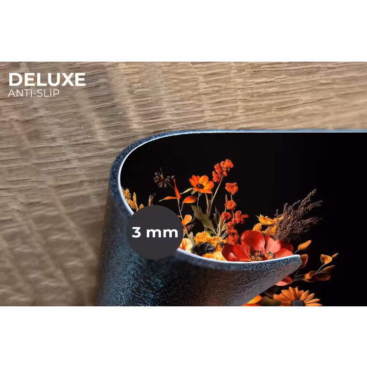 Herfst - Boeket - Oranje Placemat vinyl groot -closeup