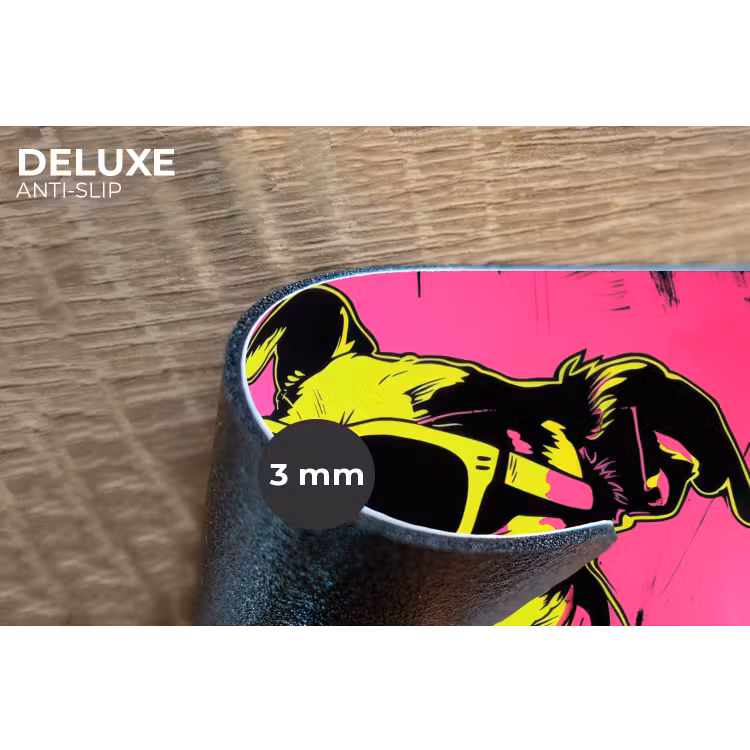 Hond - Zonnebril - Roze - Art Placemat vinyl groot -closeup