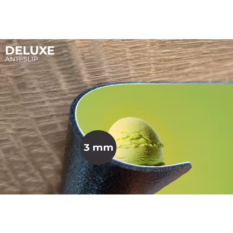 Hoorntje - Schepijs - Groen Placemat vinyl groot -closeup
