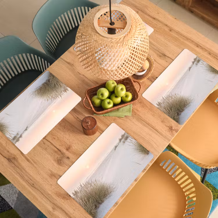 Horizon - Duinlandschap - Zand Placemat vinyl groot -zzsfeer5_Kitchenyeah-website