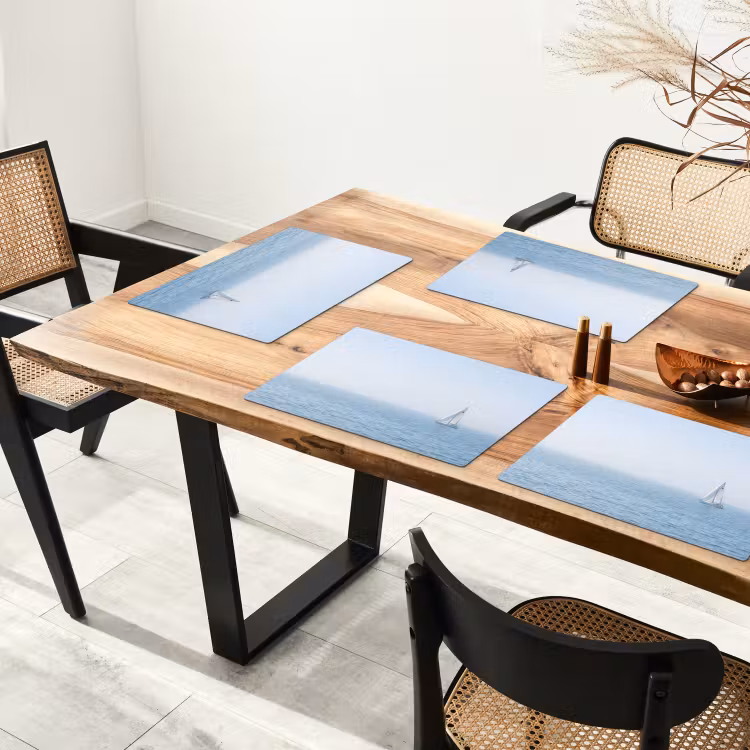Horizon - Zeilboot - Zee Placemat vinyl groot -zzsfeer4_Kitchenyeah-website