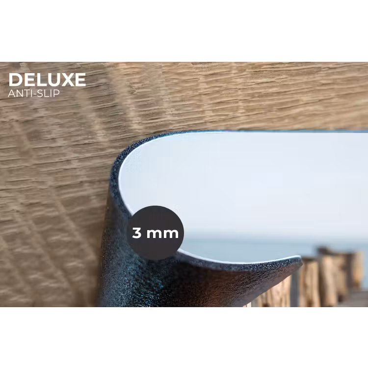 Houten steiger - Helderblauwe lucht Placemat vinyl groot -closeup