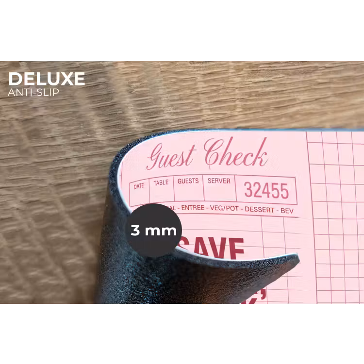 Humor - Drank - Tekst - Roze Placemat vinyl groot -closeup