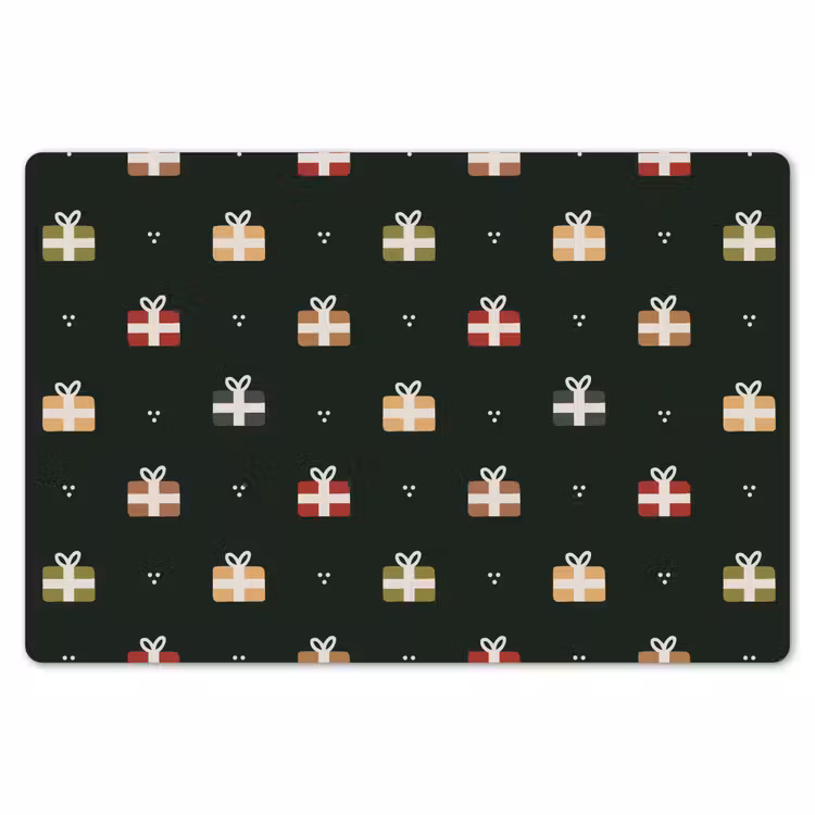 Illustratie - Cadeaus - Groen Placemat vinyl groot 368 -zzsfeer1_Kitchenyeah-website