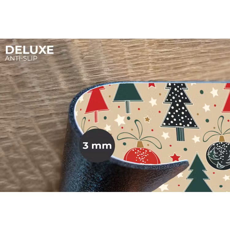 Illustratie - Kerst - Sterren Placemat vinyl groot 368 -closeup