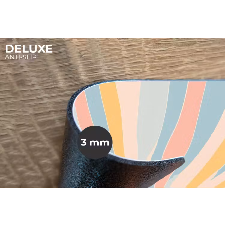Illustratie - Zon - Pastelkleuren Placemat vinyl groot -closeup