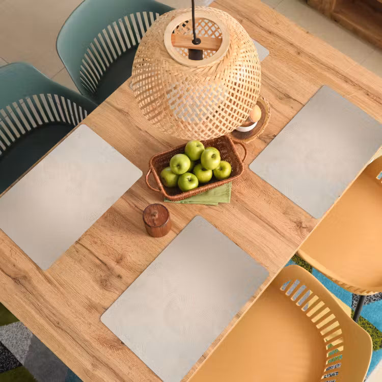 Japandi - Beige - Modern Placemat vinyl groot -zzsfeer5_Kitchenyeah-website