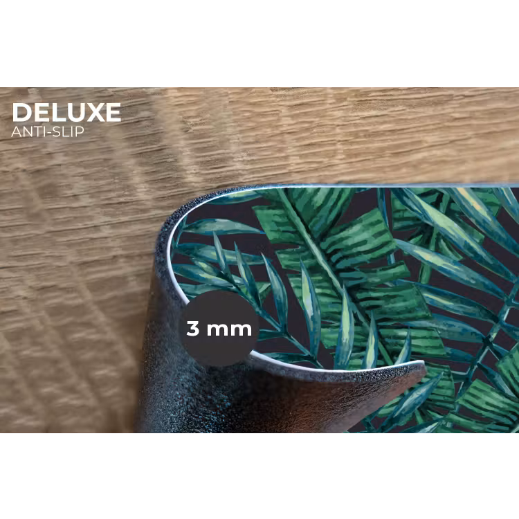 Jungle - Bladeren - Tropisch Placemat vinyl groot -closeup