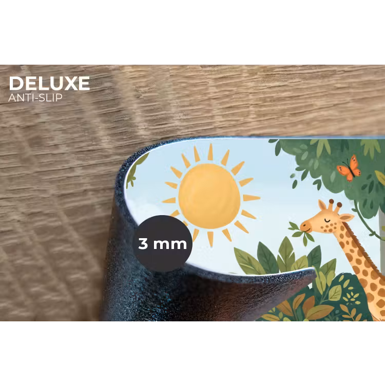 Jungle - Oase - Dieren - Kleurrijk Placemat vinyl groot -closeup