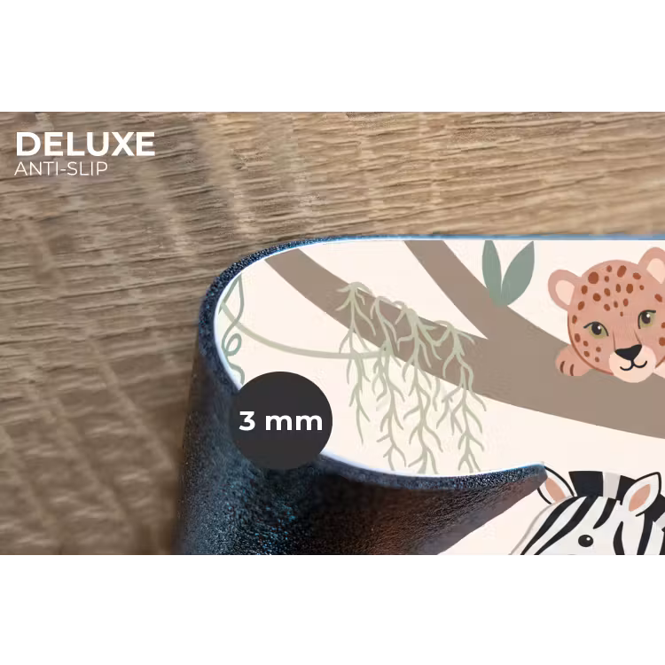 Jungle - Rustiek - Pastel Placemat vinyl groot -closeup