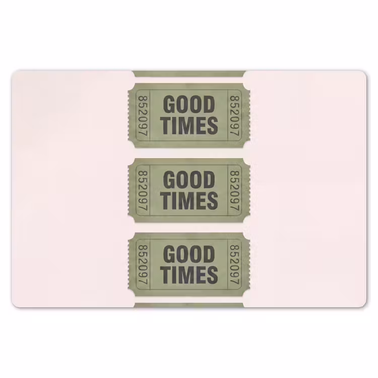 Kaartje - Vintage - Groen - Evenement - Collectie Placemat vinyl groot -zzsfeer1_Kitchenyeah-website