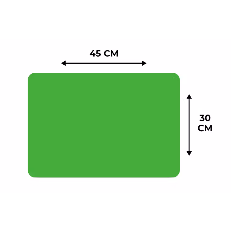 Kelly - Green - Groen Placemat vinyl groot 368 -specs
